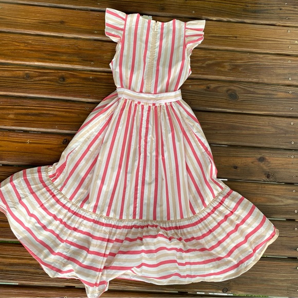 Kate Spade New York Peach Sherbert Midi Dress EUC - Picture 16 of 16